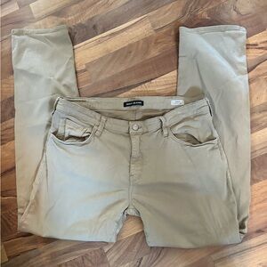 Mavi Tan Zach Straight Leg Pants